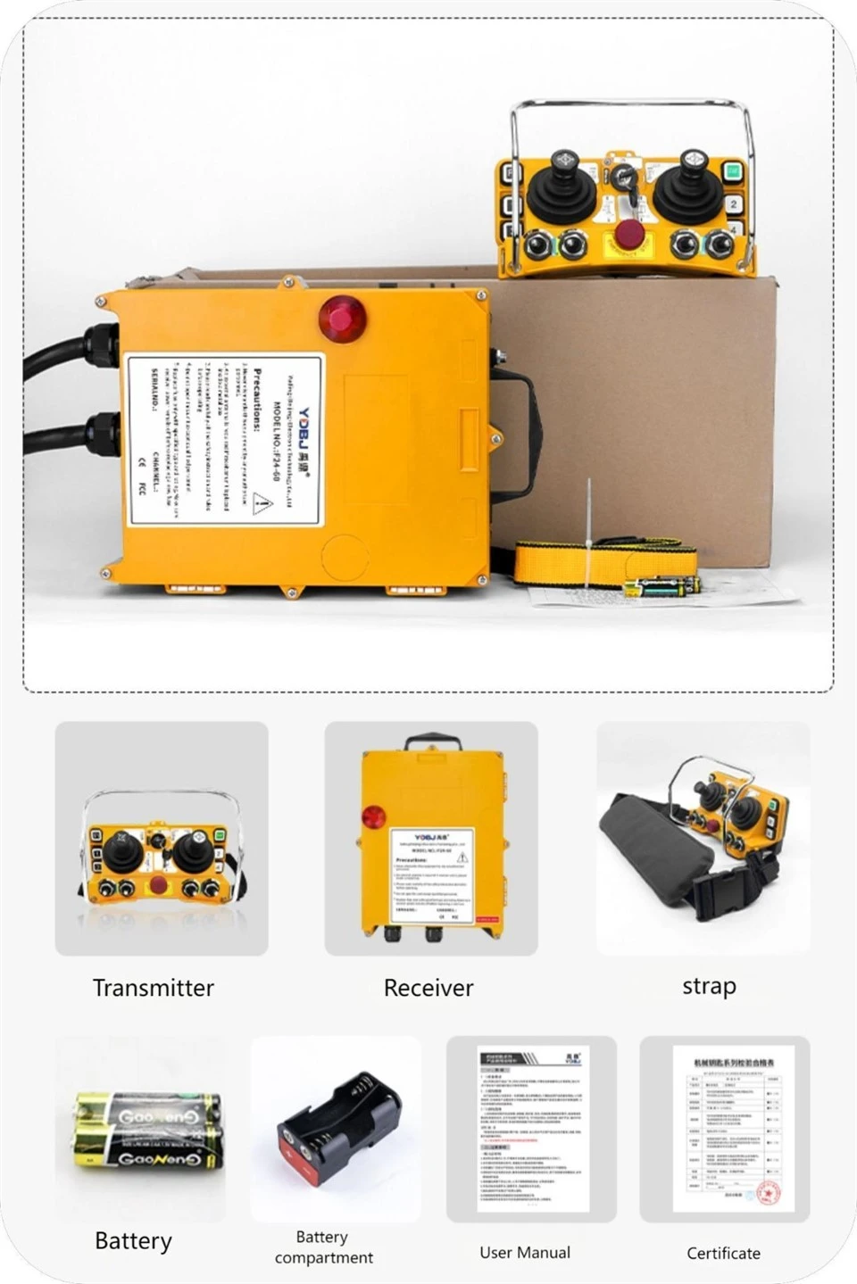 F24-60 Series Multifunctional Crane Wireless Remote Control